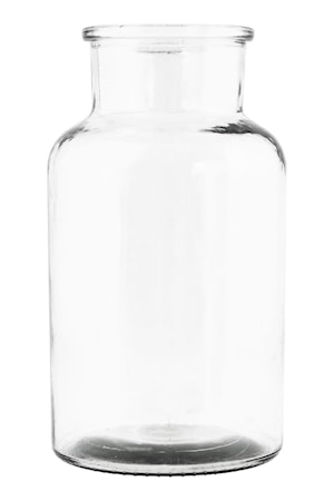 Vase Jar Ø 14x26 cm - Klar