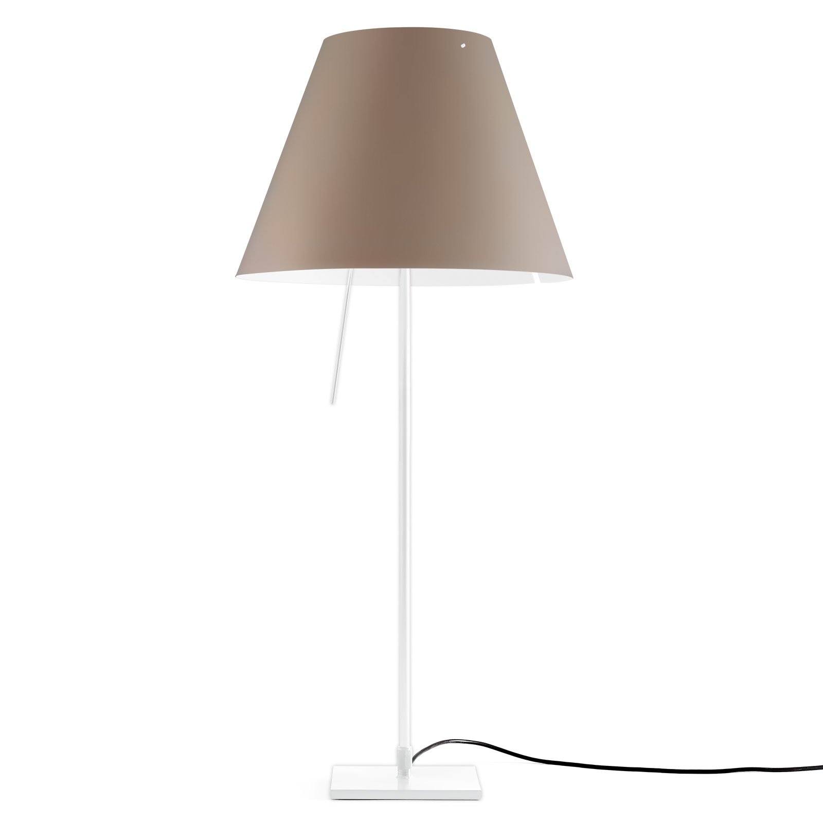 Luceplan Costanza bordlampe D13if hvit/nougat