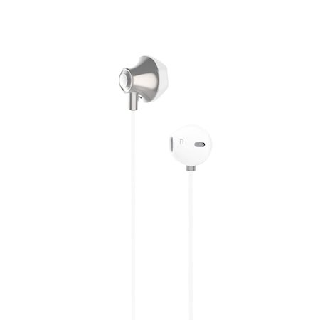 Headset EarPod Hvit Metallic