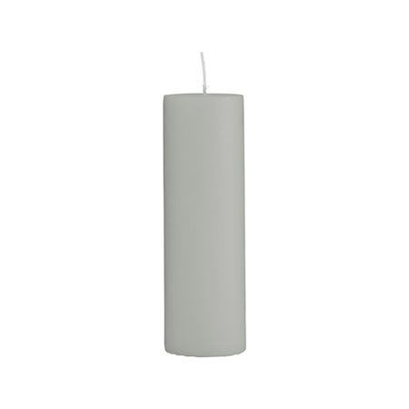 Candle, Grey, 6x20 cm, Burning time 65 hours