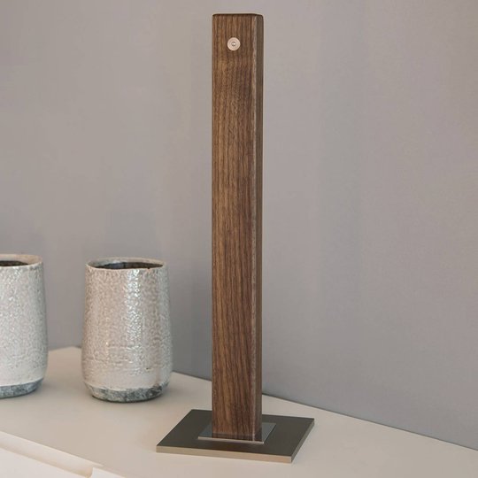 HerzBlut Leonora LED-bordlampe valnøtt