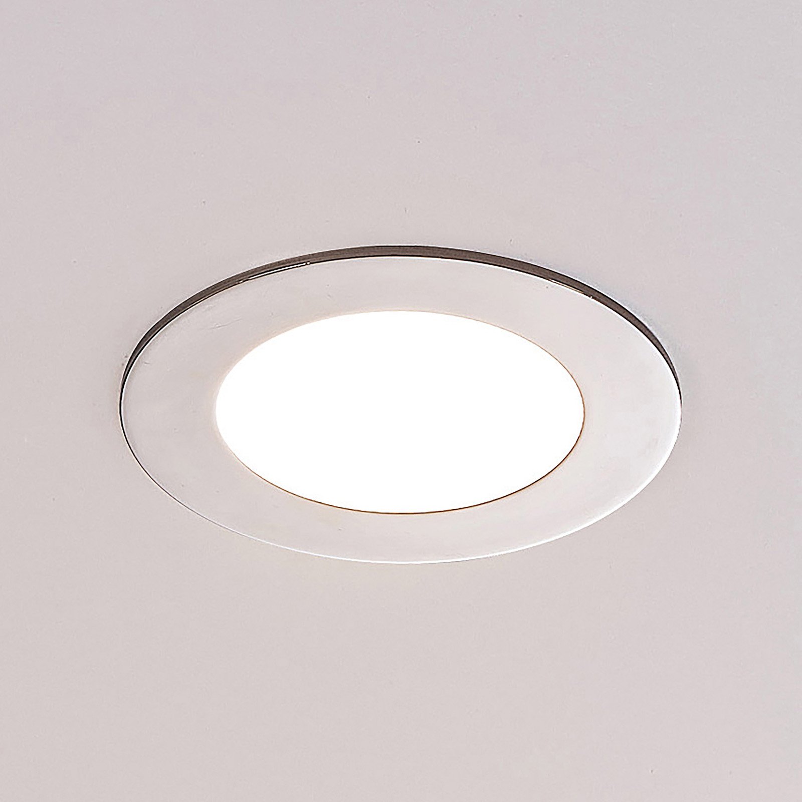 ELC Jupiter LED-downlight, 3-er sett i krom