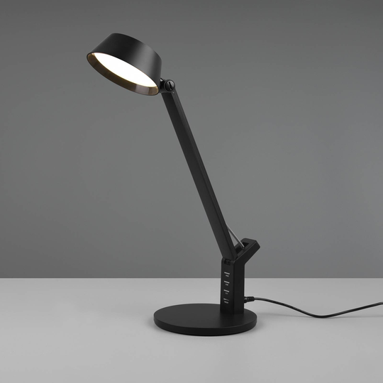 LED-bordlampe Ava med dimmefunksjon, svart