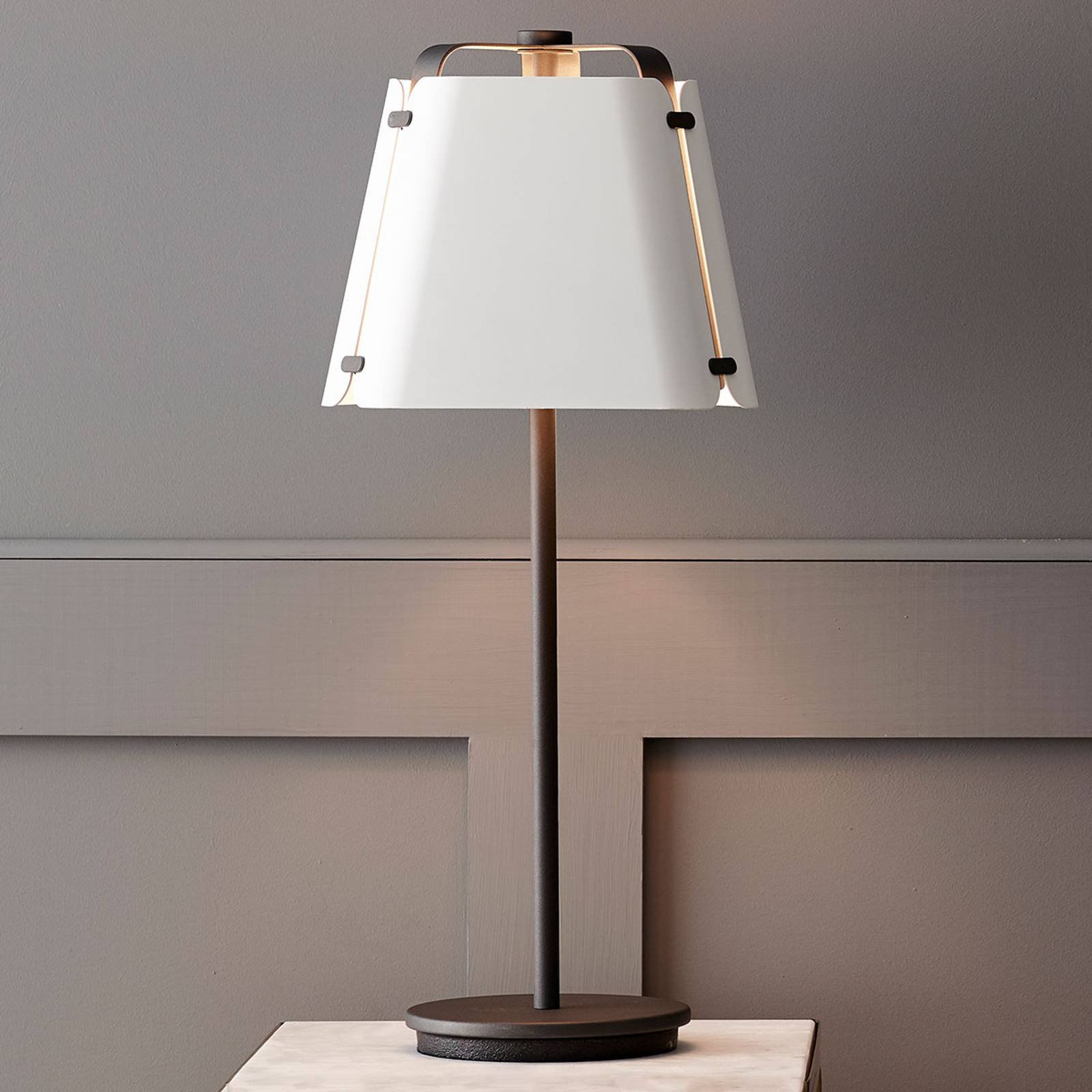 Bordlampe Fold i metall