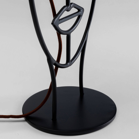 KARE Face Wire Nature bordlampe, dameportrett