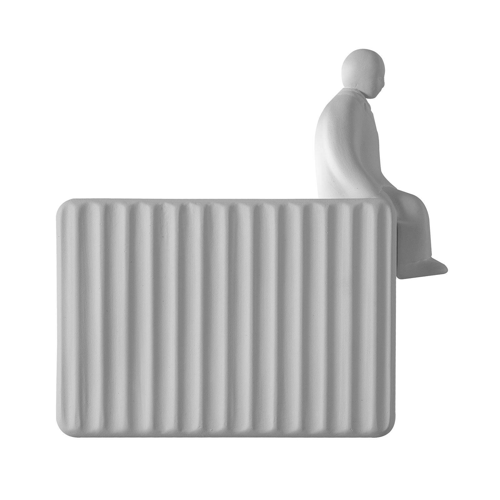 Karman Umarell pyntefigur, høyde 13 cm, sittende