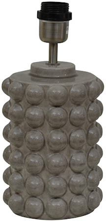 Bubbels Lampfot Brooken Grey 29 cm
