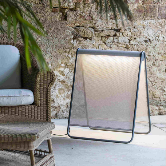 LED-terrasselampe Cadaqués, beige