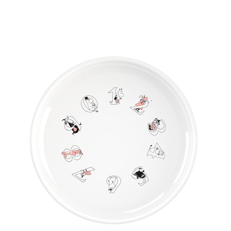 Moomin ABC Dyp tallerken Ø 15 cm Salmon