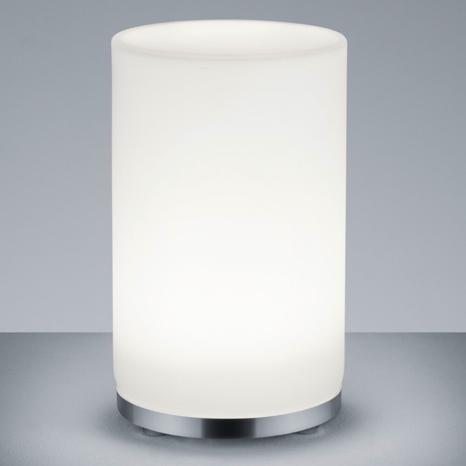 RGBW-LED-bordlampe John sylinderform fjernkontroll