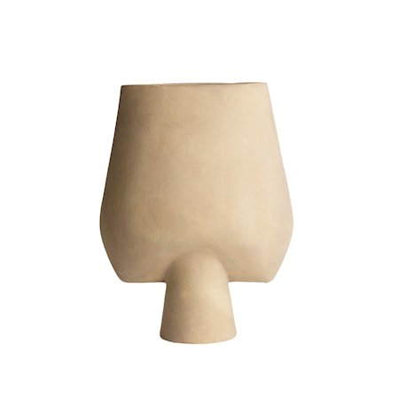 Sphere Kvadratisk Vase Stor - Sand