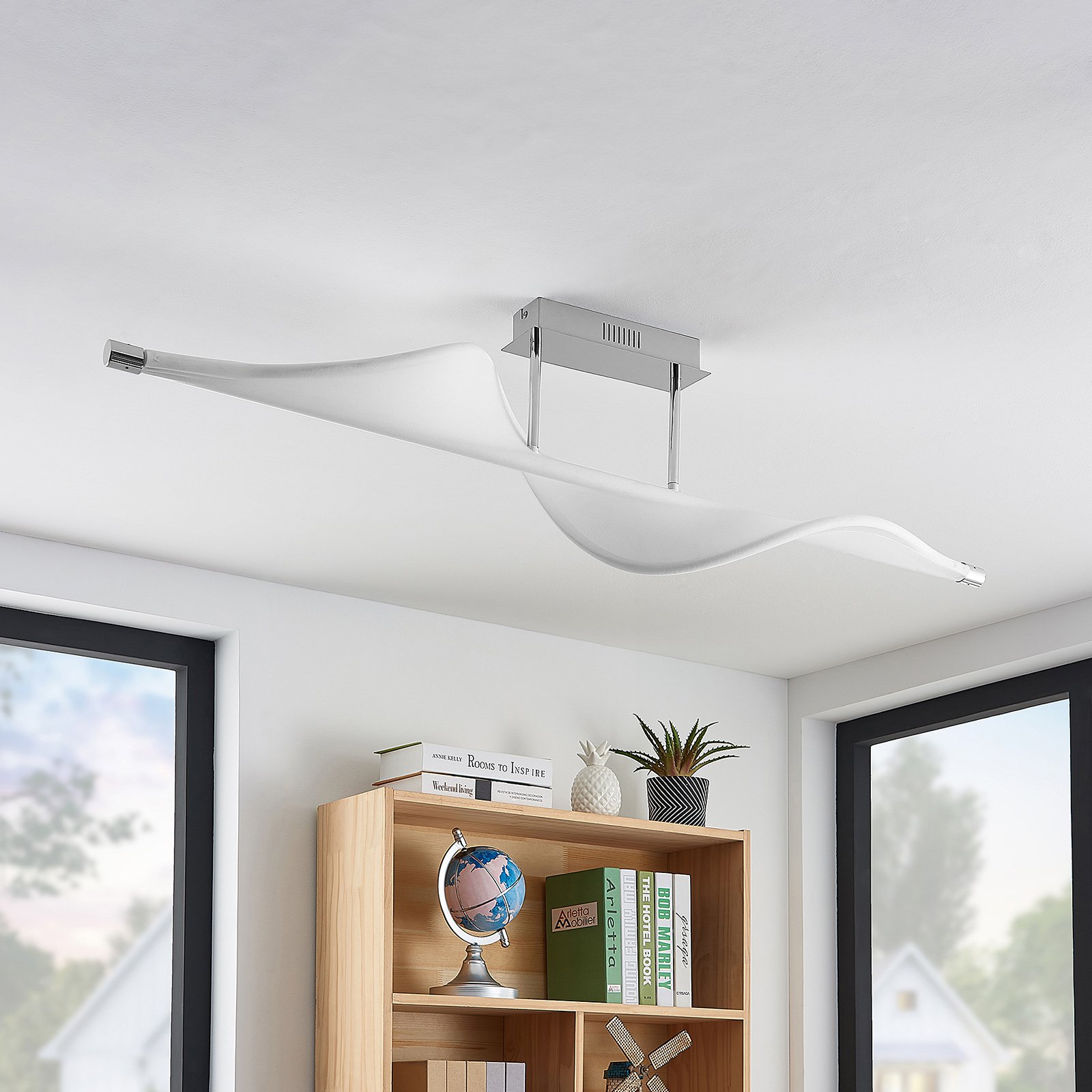 Lucande Edano LED-taklampe, dimbar
