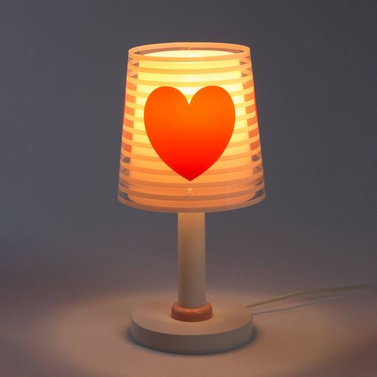 Bordlampe til barnerom Light Feeling, rosa