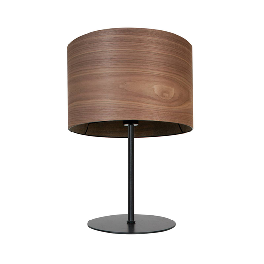 Envolight Veneer bordlampe valnøtt Ø 17,5 cm