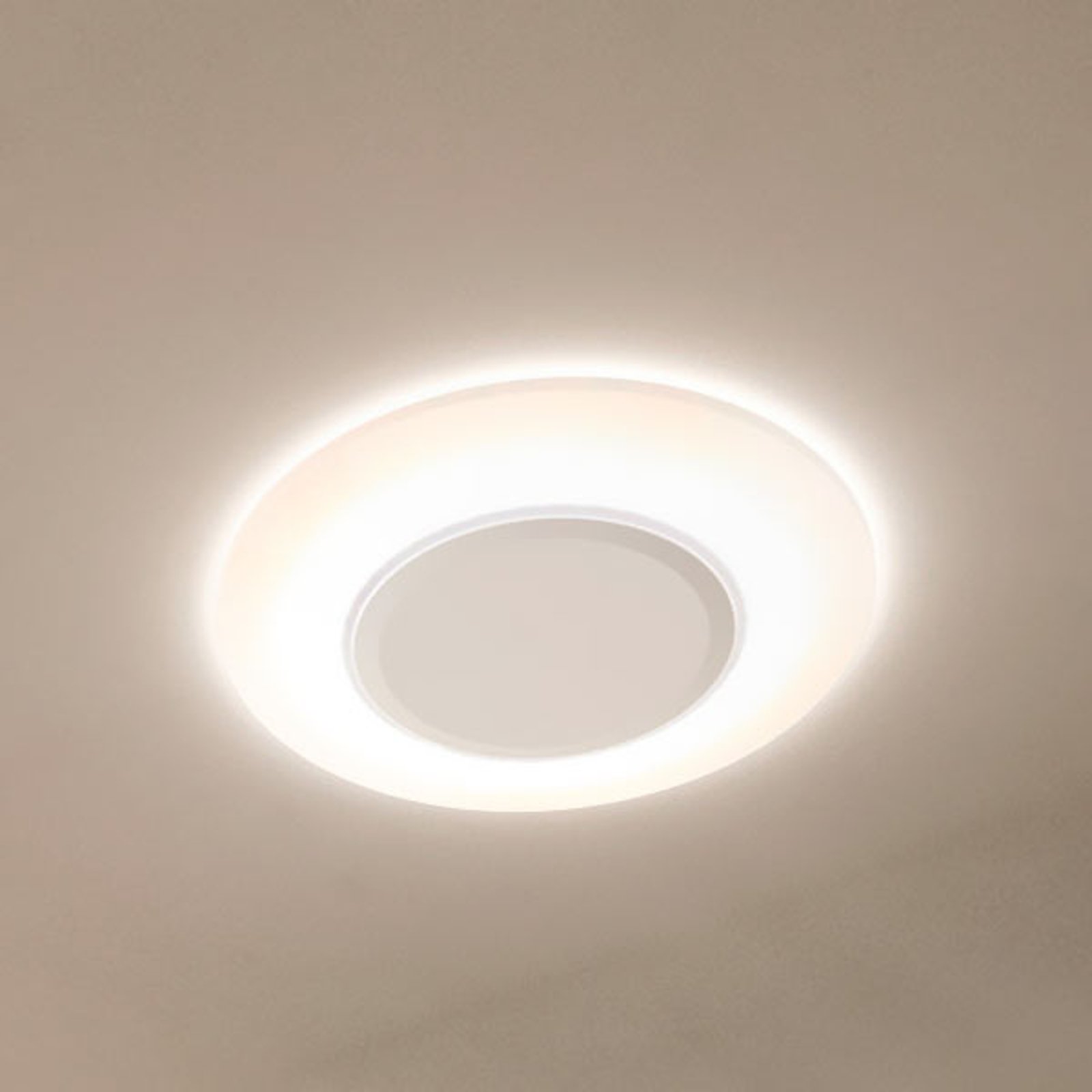 LEDVANCE Ring LED-taklampe, hvit, 28 cm