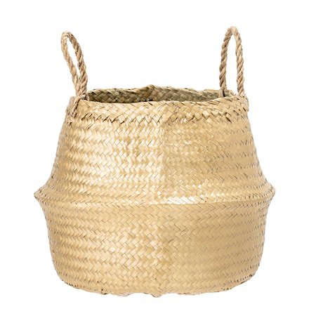 Basket, Gold, Seagrass