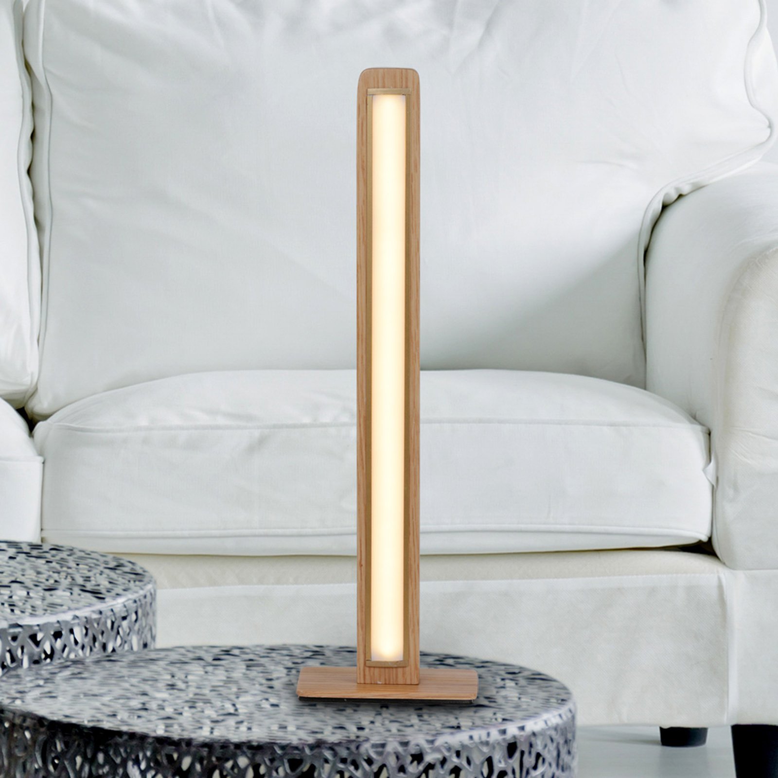Rovere LED-bordlampe av kanadisk eik