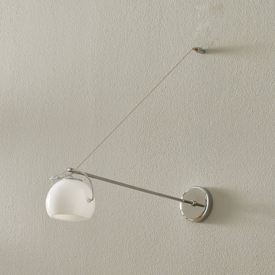 Fabbian Beluga White vegglampe 1 lyskilde