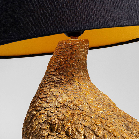 KARE Animal Duck bordlampe med tøyskjerm