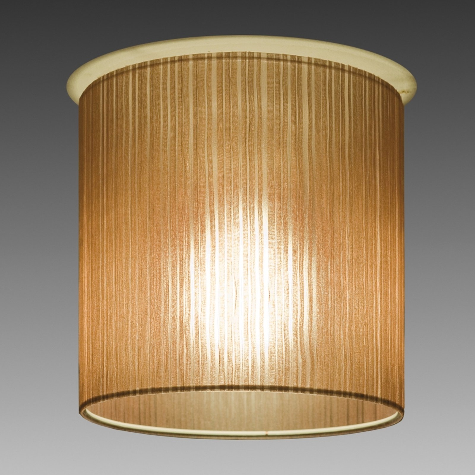 Brun Ganzo taklampe Ø 20 cm