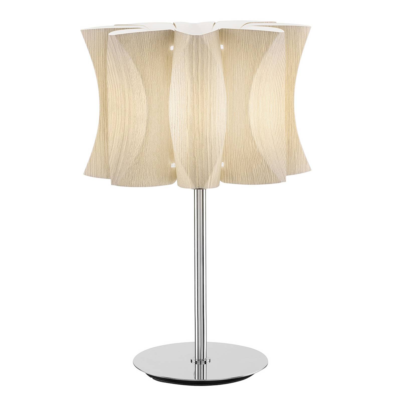 Lumetto Virus bordlampe hvit lerk