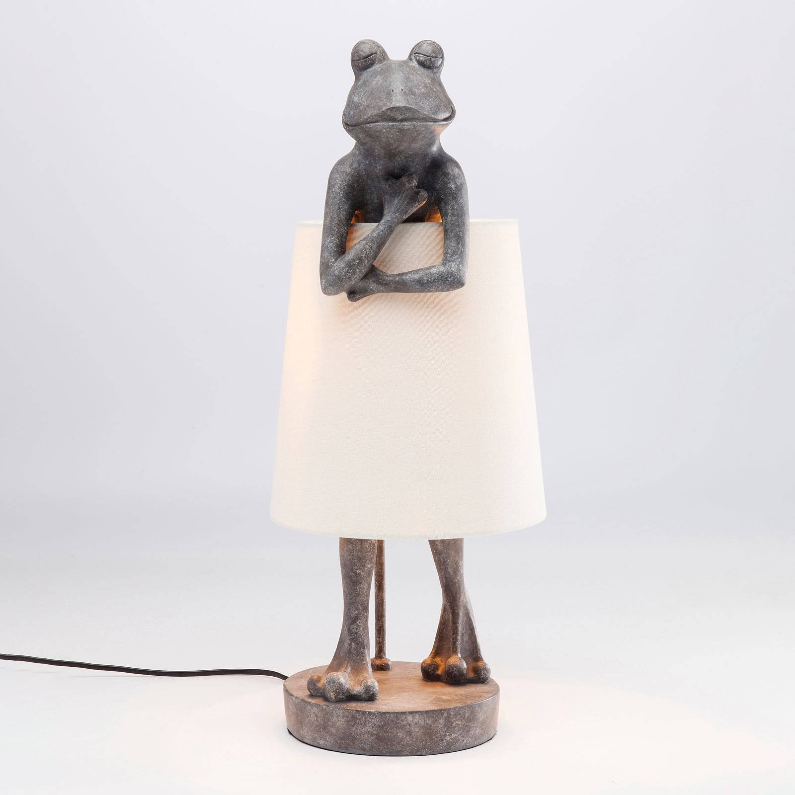 KARE Animal Frog bordlampe, grå