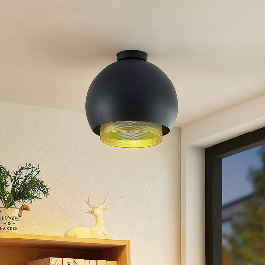 Lucande Sivanel taklampe, dobbel skjerm