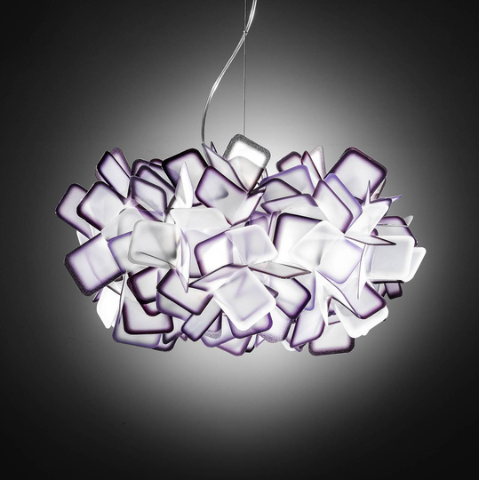 Slamp Clizia – design-hengelampe, lilla