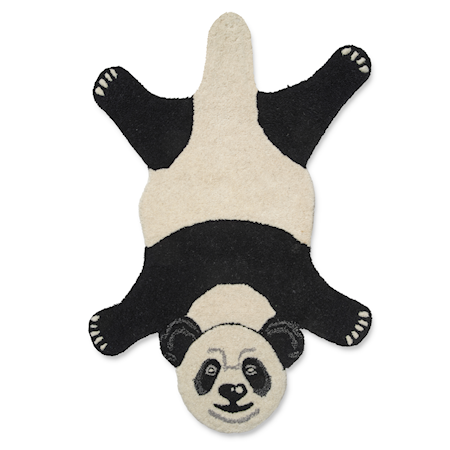 Dyreteppe Panda Svart/Hvit 60x90 cm