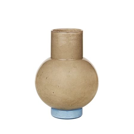 Mari Vase 27 cm Taupe/Serenity Light Blue