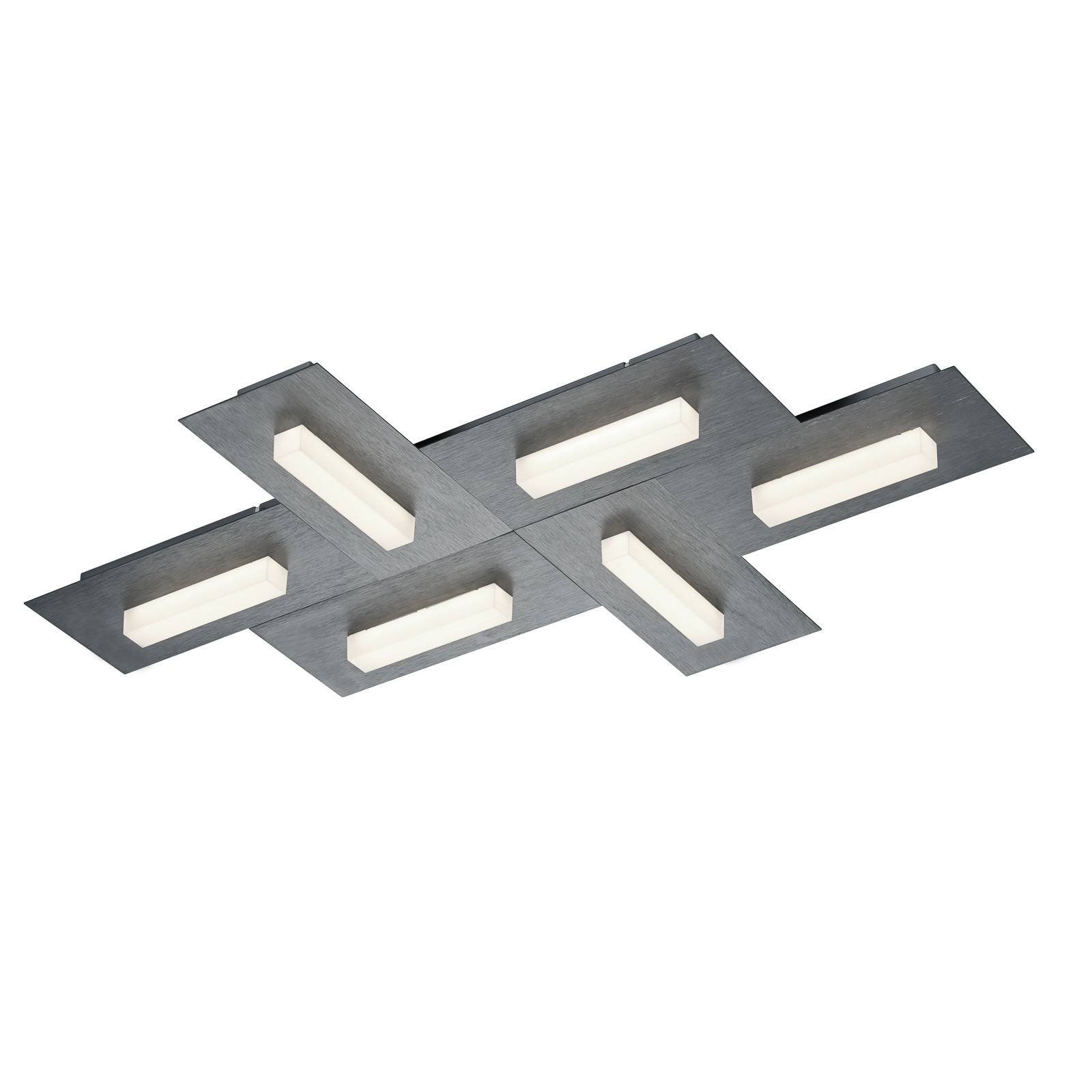 B-Leuchten Domino L-LED-taklampe 90x60 cm
