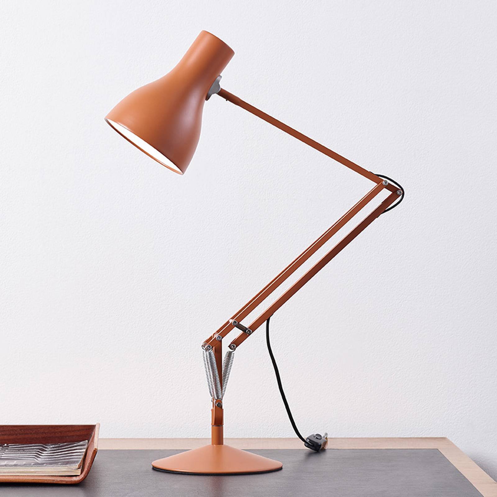 Anglepoise Type 75 bordlampe Margaret Howell rust