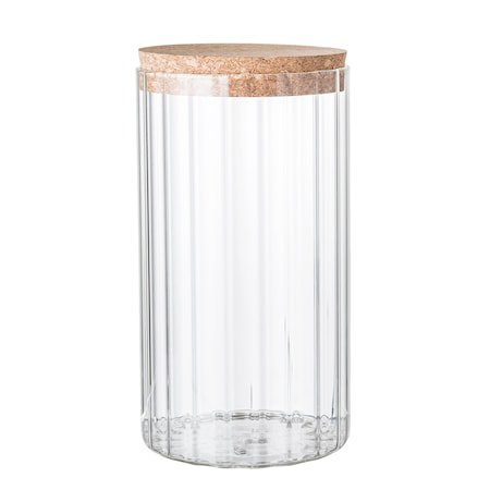 Beholder m lokk Clear Ø11 cmx21 cm