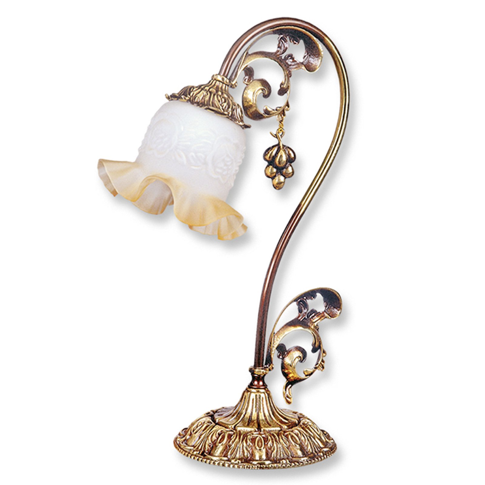 Finish i antikkgull - bordlampe Albero