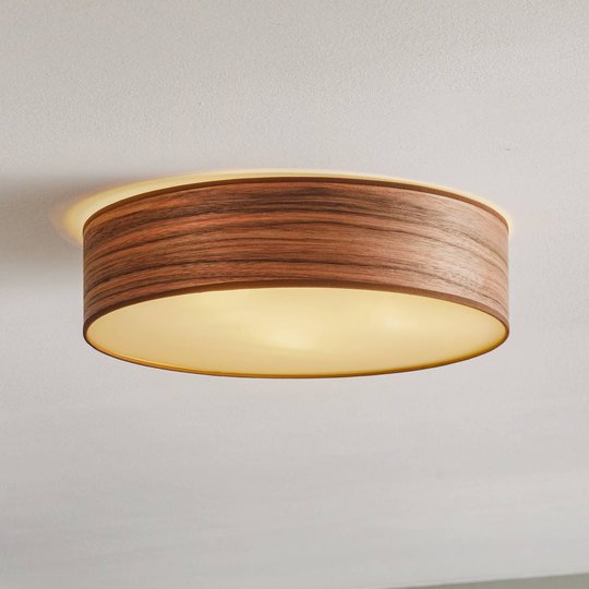 Tsuri L taklampe, Ø 40 cm, valnøtt