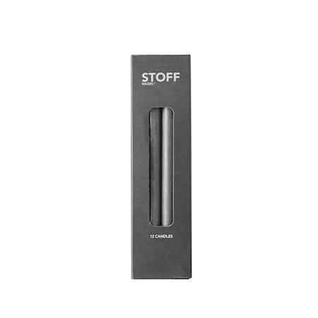 Stearinlys Nagel 12 stk. Antracit