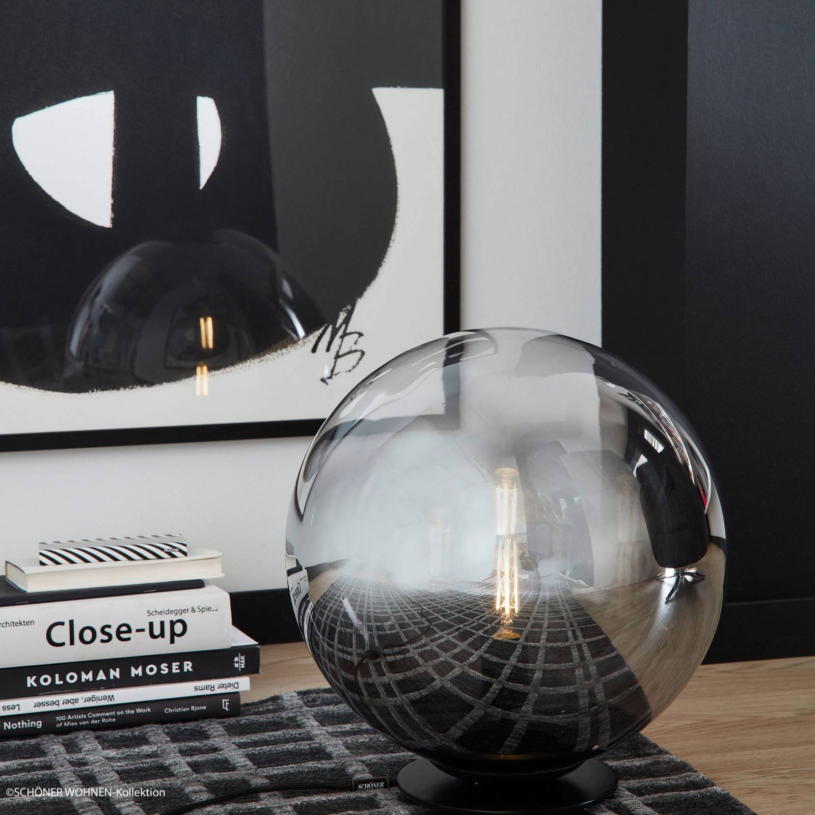 Schöner Wohnen Mirror bordlampe Ø 30 cm