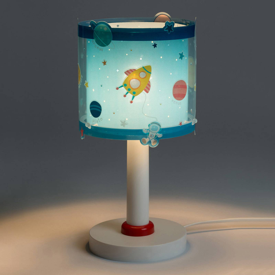 Dalber Planets bordlampe, fargerik