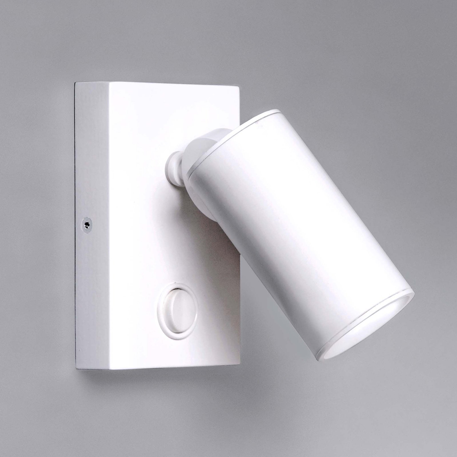 Milan Tub – LED-vegglampe, 1 lyskilde, hvit