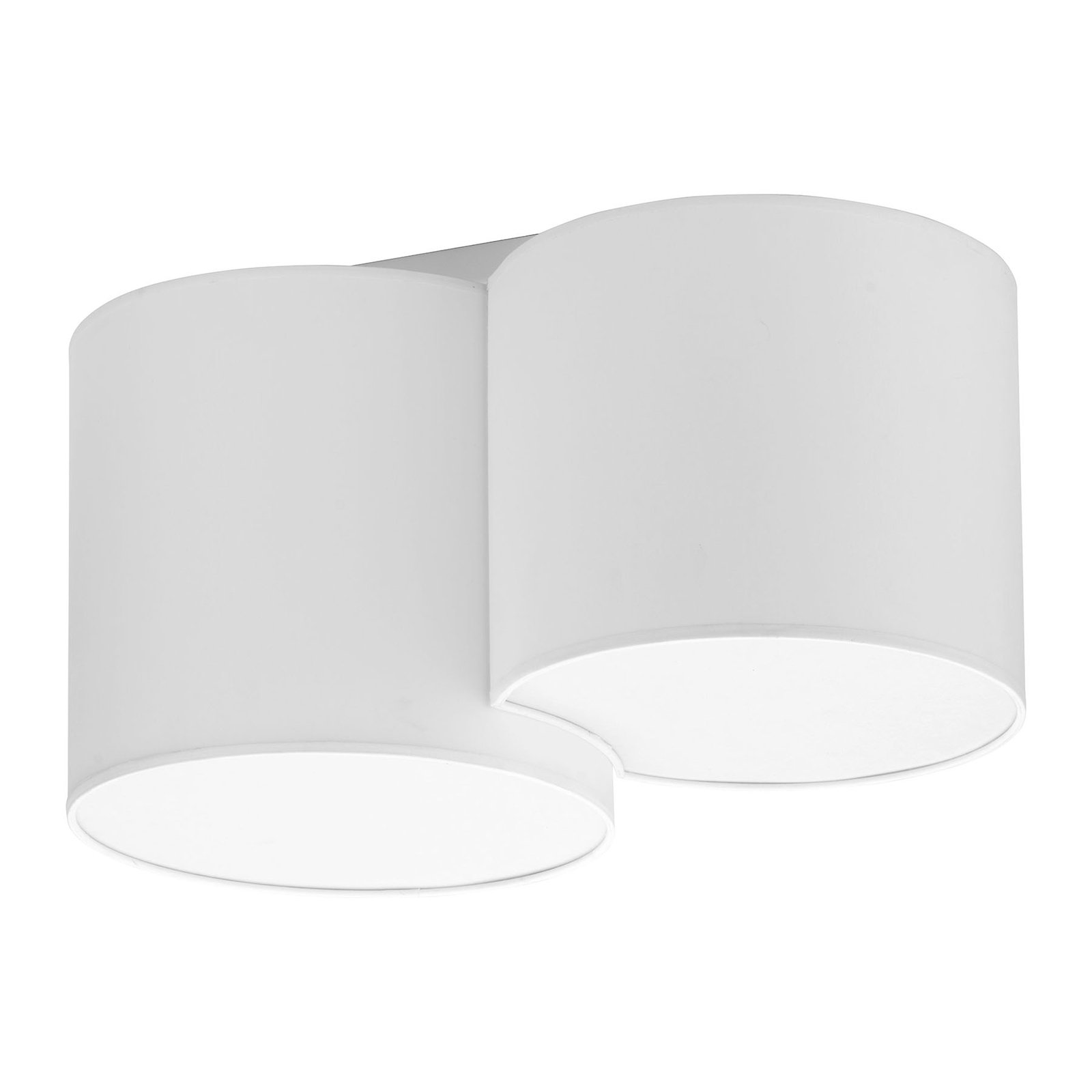 Taklampe Mona, 2 lyskilder, hvit