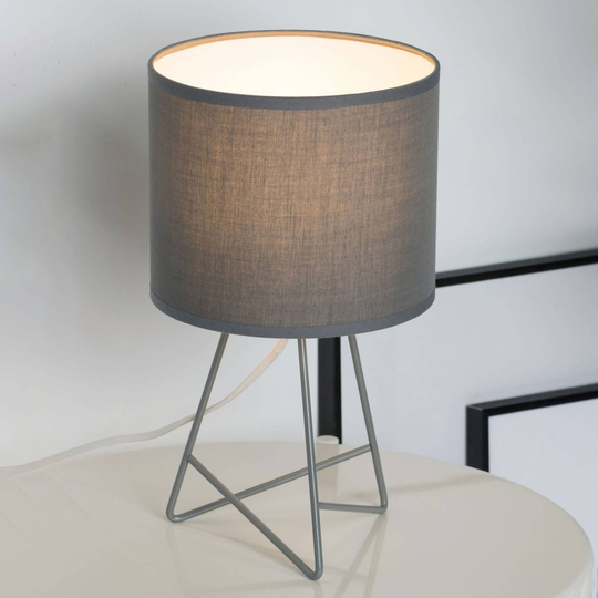 Pauleen Shiny Star bordlampe med stoffskjerm