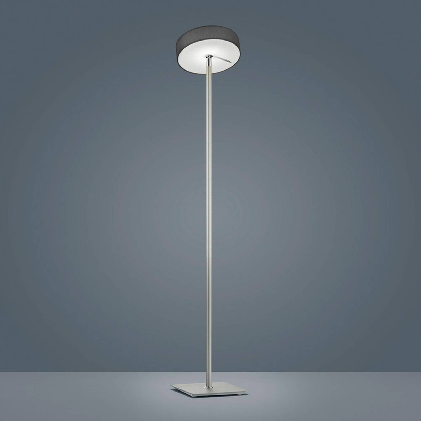 Helestra Bora LED-gulvlampe antrasittfarget skjerm