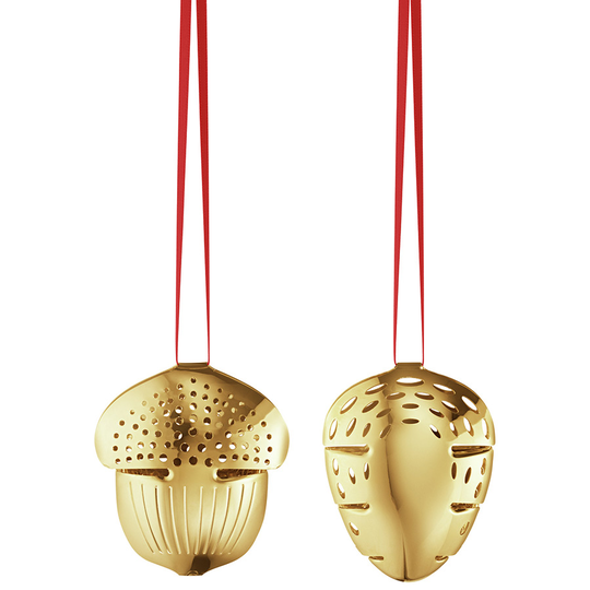 Georg Jensen Christmas Gj Juledekorasjon Sett Med Eikenøtt Og Kongle 2018