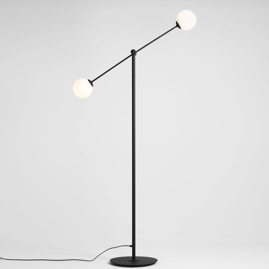 Ohio gulvlampe, 2 lyskilder, bevegelig