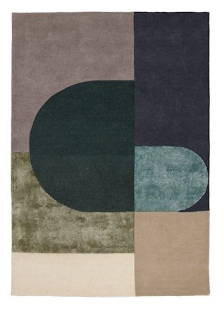 Vilja Teppe Grønn 170x240 cm
