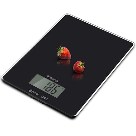 Kjøkkenvekt Glass 5 kg, Svart