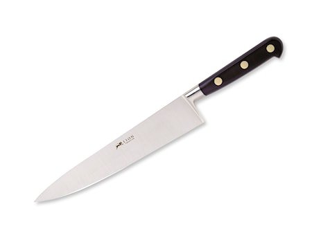 Kokkekniv stål/svart, l: 15 cm