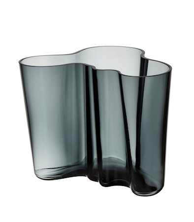 Aalto vase 16 cm, mørkegrå