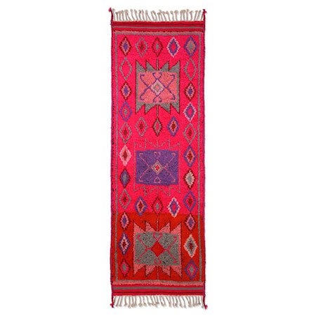 Woolen runner Teppe Pink 70x200 cm