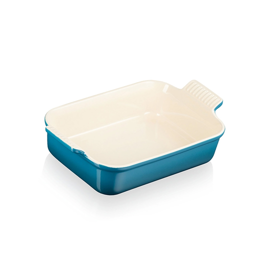 Le Creuset Heritage Rektangulært Fat 32cm Deep Teal
